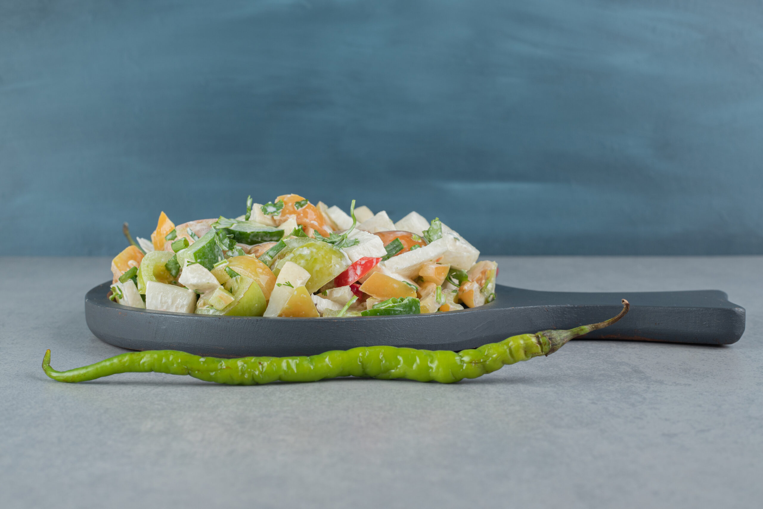 Kheera and Paneer Salad