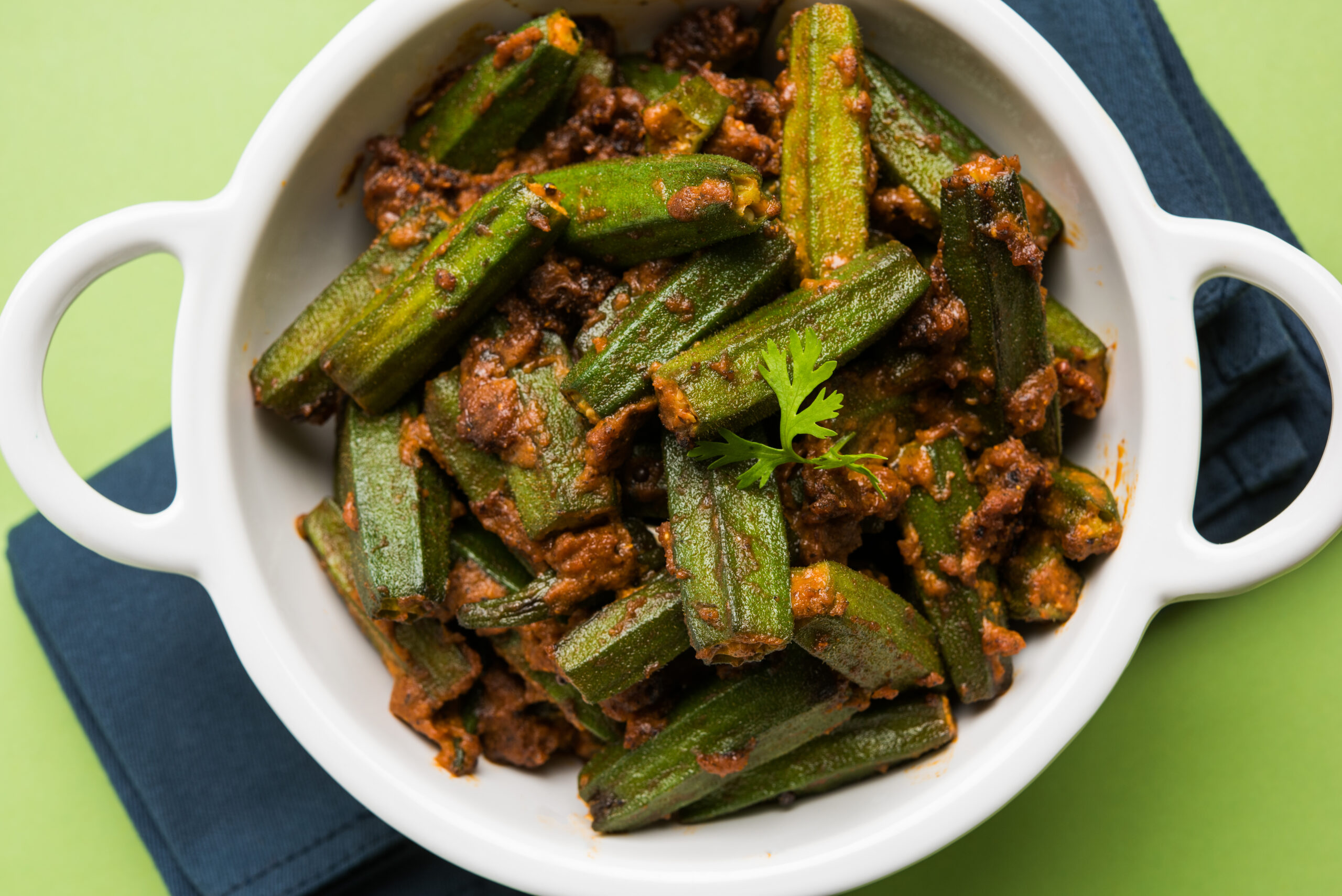 Recipe for bhindi do payaja